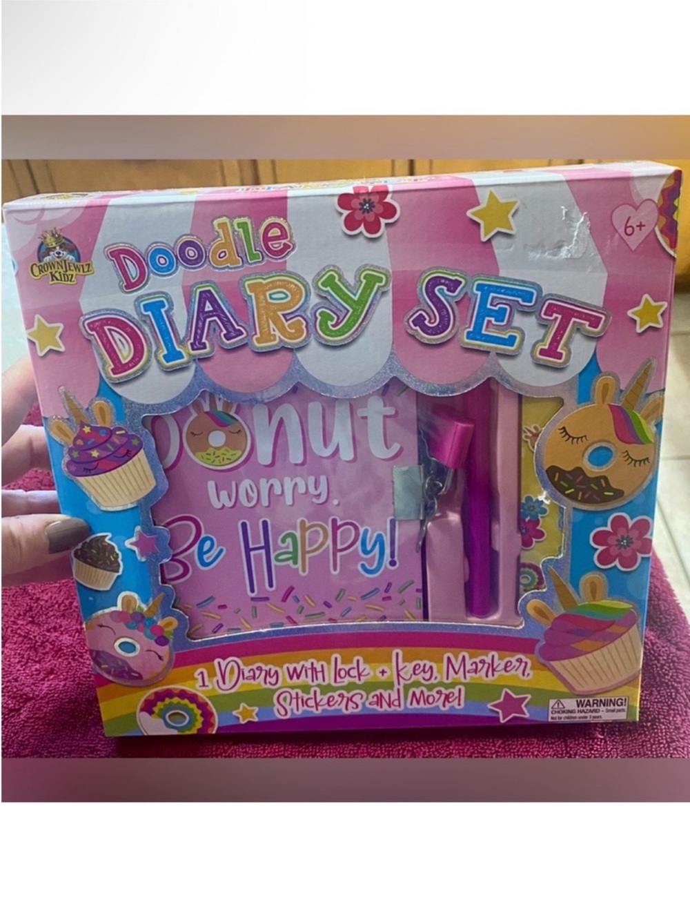 Doodle Diary Set - Pink Donut Be Happy